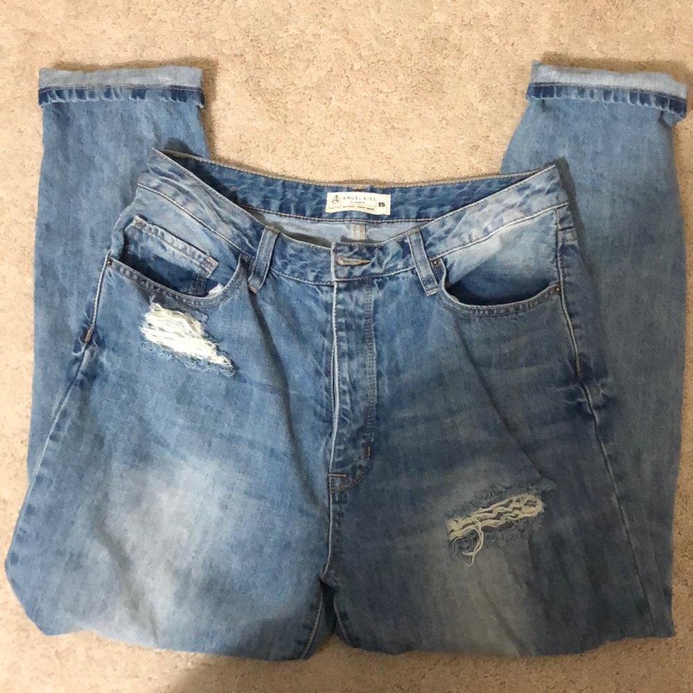 High rise jeans